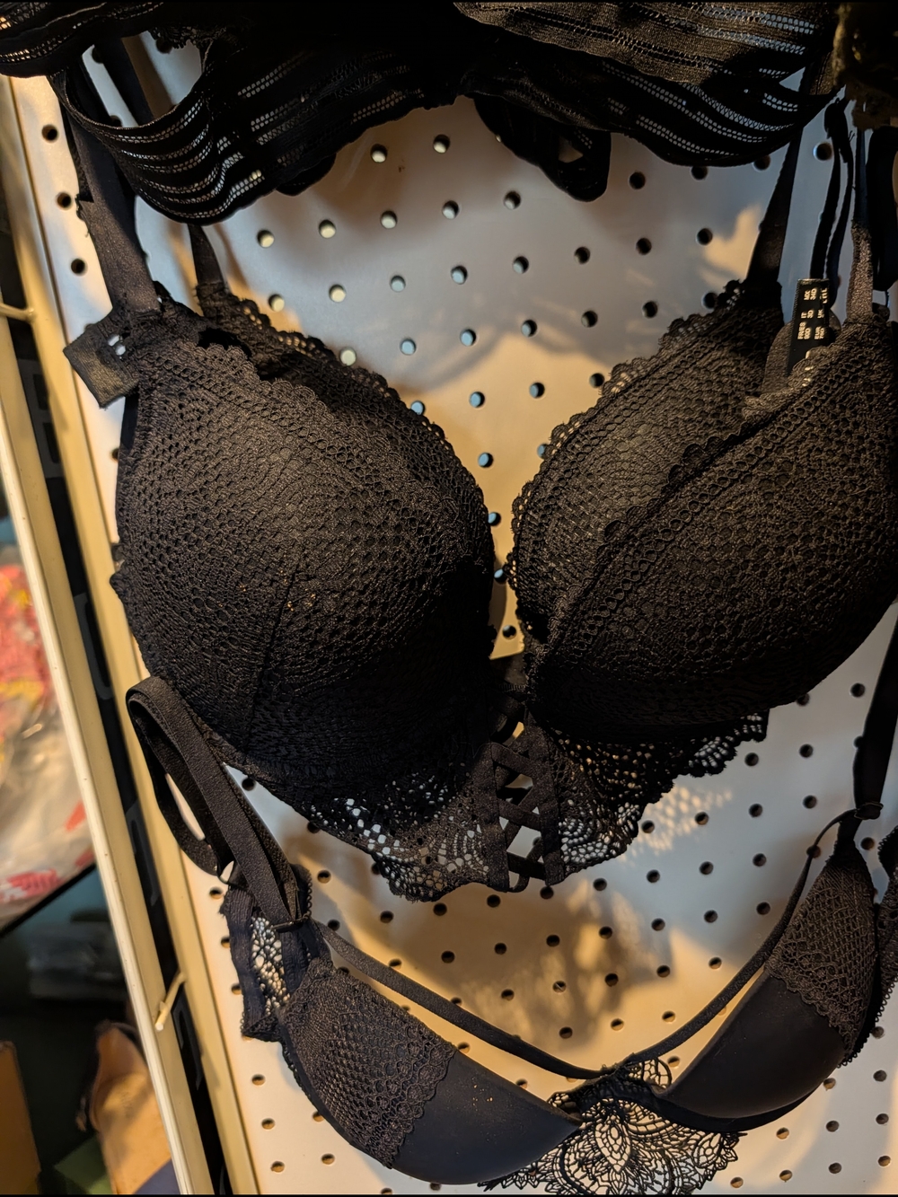 NWOT Black Lace Push-Up Bra - Women's Intimates